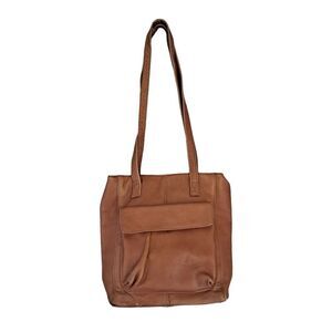 HOBO International Brown Leather Shoulder Bag Vintage
